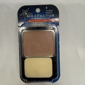 NEW Max Factor Silk Perfection Makeup Foundation - 5 True Beige Old Stock